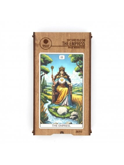 Tarot: The Empress Dėlionė Iš Medžio (250 detalių) Fantasy Puzzles 3 Tarot: The Empress Dėlionė Iš Medžio (250 detalių) Fantasy Puzzles 3