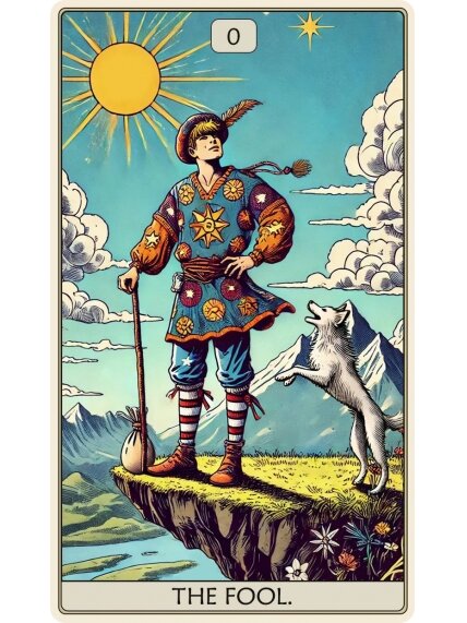 Tarot: The Fool Dėlionė Iš Medžio (250 detalių) Fantasy Puzzles Tarot: The Fool Dėlionė Iš Medžio (250 detalių) Fantasy Puzzles