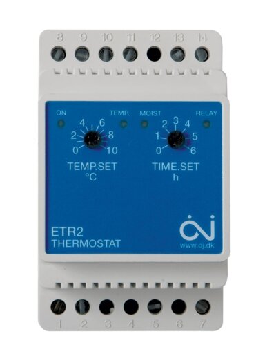 Termostatas ETR2-1550 sniego tirpinimo sistemos valdymui Termostatas ETR2-1550 sniego tirpinimo sistemos valdymui