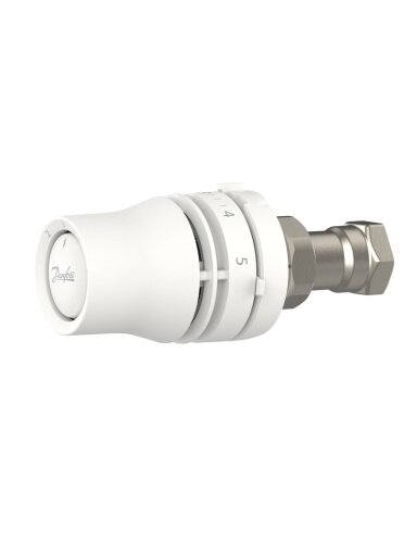 Termostatinė galva Danfoss Redia M30x1,5, 16-28 °C, skysčio užpildas, prie apat. jungimo rad. Daugiabučiuose su apskaita