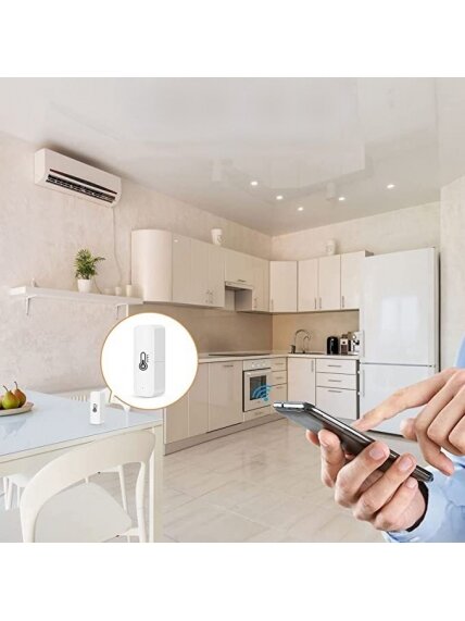 Temperatūros ir drėgmės jutiklis Feelspot FS-TH03W WiFi, Tuya 2 Temperatūros ir drėgmės jutiklis Feelspot FS-TH03W WiFi, Tuya 2