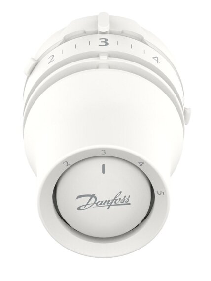 Termostatinė galva Danfoss Redia RTD, 16-28 °C, skysčio užpildas. Daugiabučiuose su apskaita