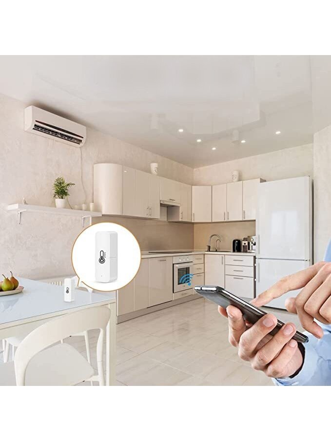 Temperatūros ir drėgmės jutiklis Feelspot FS-TH03W WiFi, Tuya 2