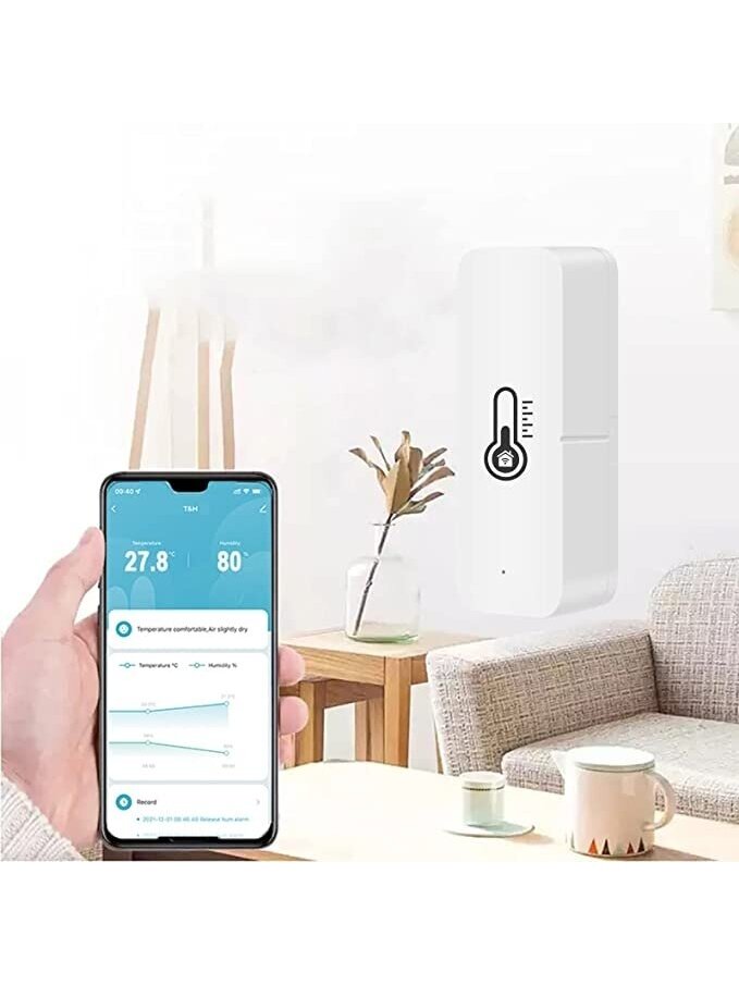 Temperatūros ir drėgmės jutiklis Feelspot FS-TH03W WiFi, Tuya 3