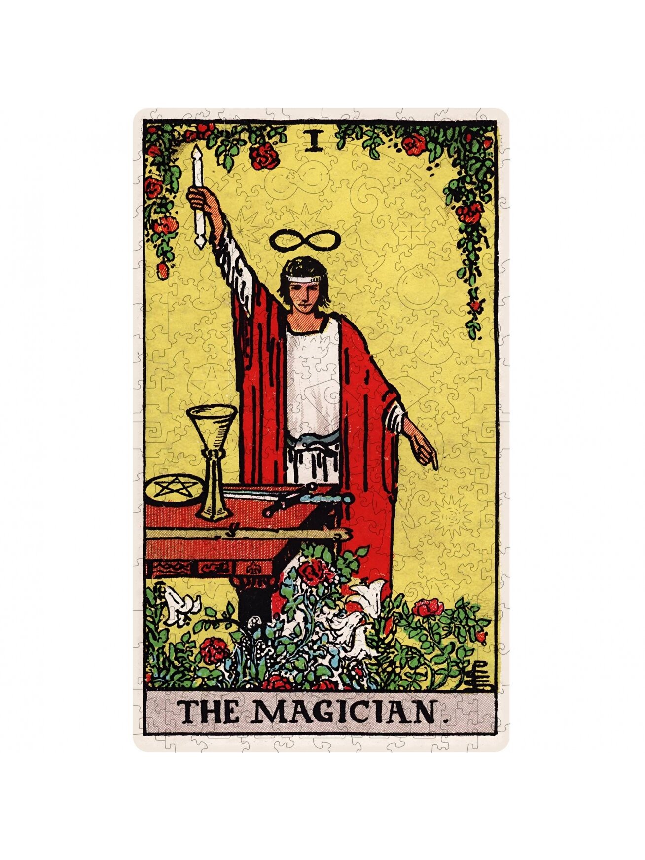 The Magician (Rider-Waite) Dėlionė Iš Medžio (250 detalių) Fantasy Puzzles 6