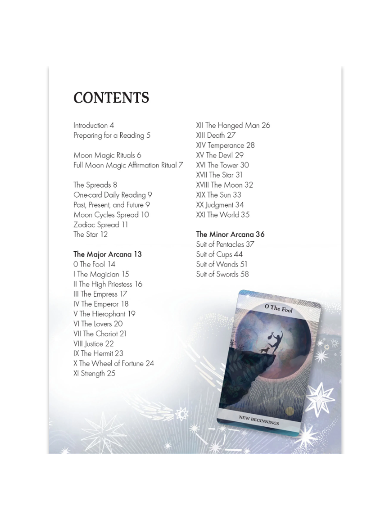 The Moon and Stars Taro kortos Cico Books 2