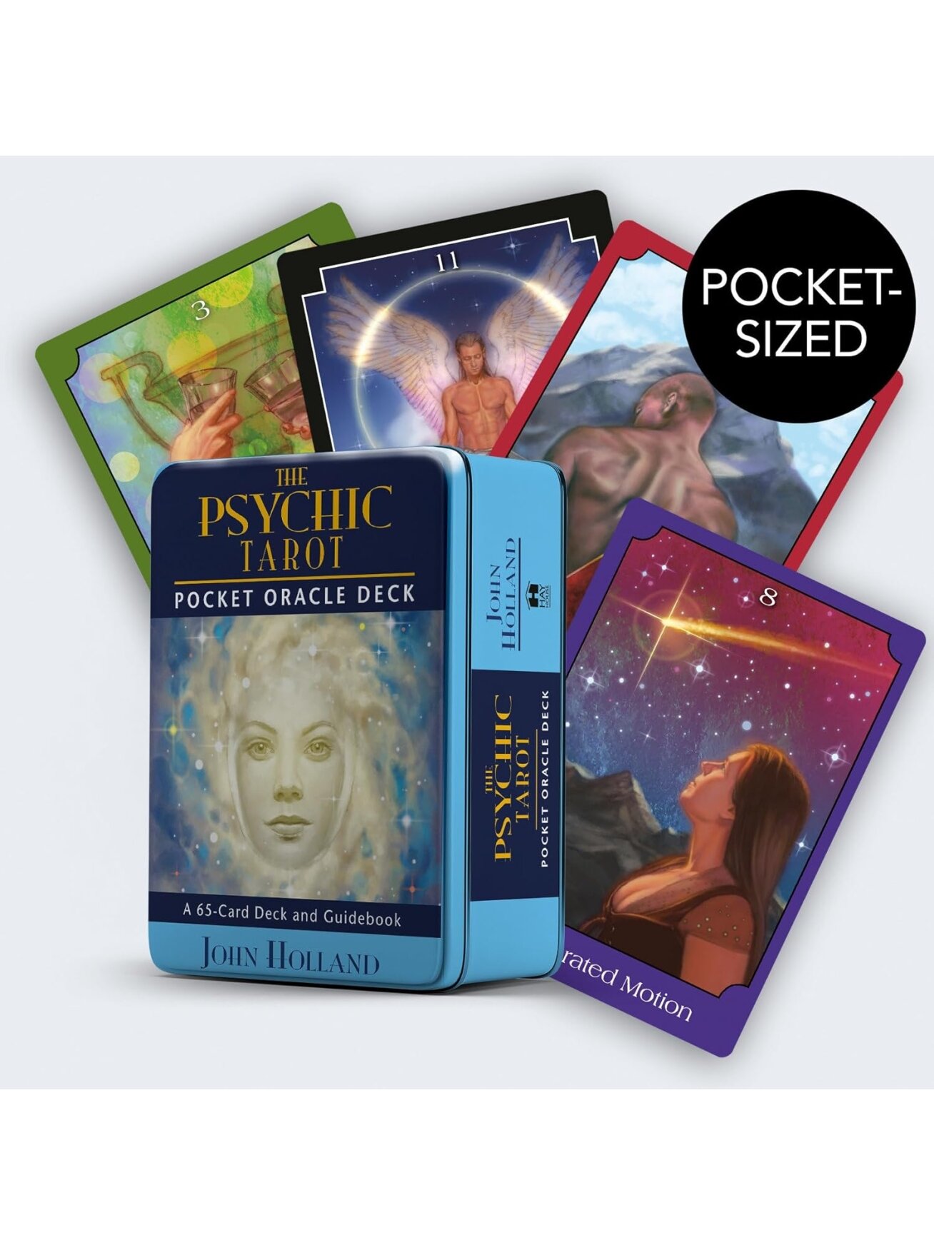 The Psychic Tarot kišeninės orakulo kortos Hay House The Psychic Tarot kišeninės orakulo kortos Hay House