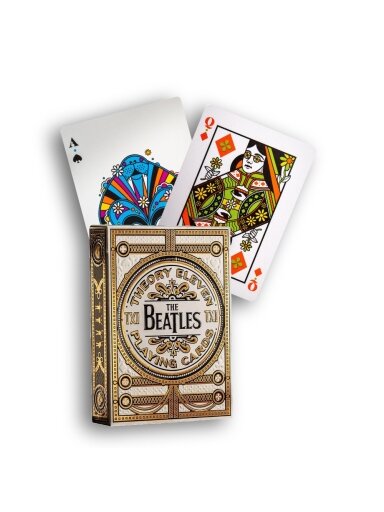 The Beatles specialaus leidimo žaidimo kortos (baltos) Theory11