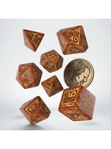 The Witcher kauliukų rinkinys Vesemir - The Wise Witcher Q-workshop