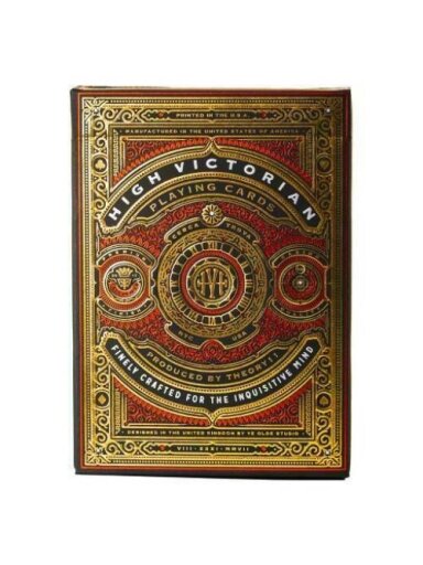 Theory11 High Victorian Kortos (Raudonos)