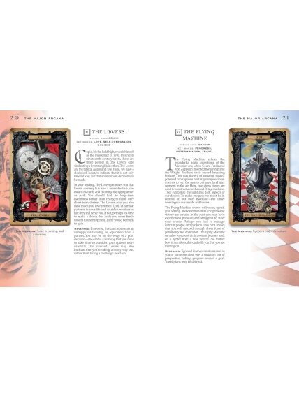 The Gothic Steampunk Tarot: kortų ir knygos rinkinys Cico Books 6 The Gothic Steampunk Tarot: kortų ir knygos rinkinys Cico Books 6
