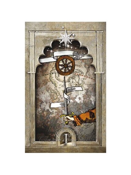 The Lost Tarot Of Nostradamus kortos Orange Hippo 4