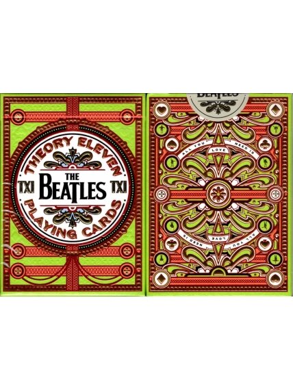 Theory11 The Beatles žaidimo kortos (žalios) 5