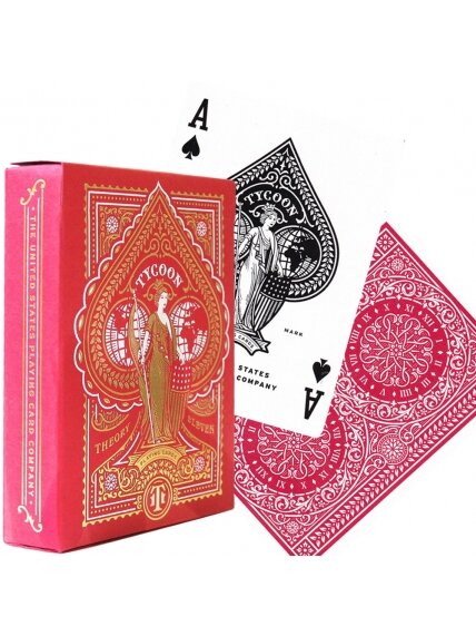 Theory11 Tycoon kortos (Raudonos) Theory11 Tycoon kortos (Raudonos)