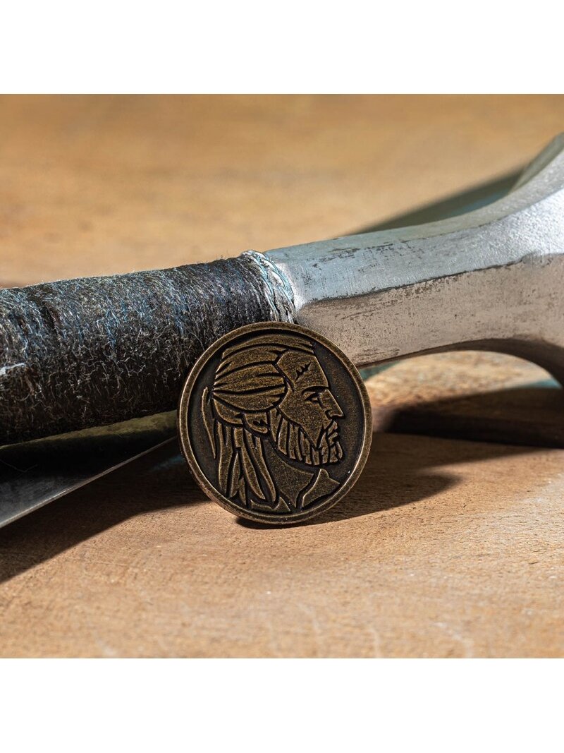The Witcher Geralt Silver Sword kauliukų rinkinys juodos ir sidabro sp 6 The Witcher Geralt Silver Sword kauliukų rinkinys juodos ir sidabro sp 6