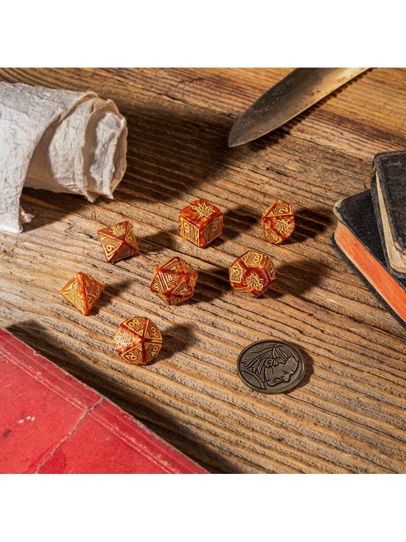 The Witcher kauliukų rinkinys Vesemir - The Wise Witcher Q-workshop 3 The Witcher kauliukų rinkinys Vesemir - The Wise Witcher Q-workshop 3