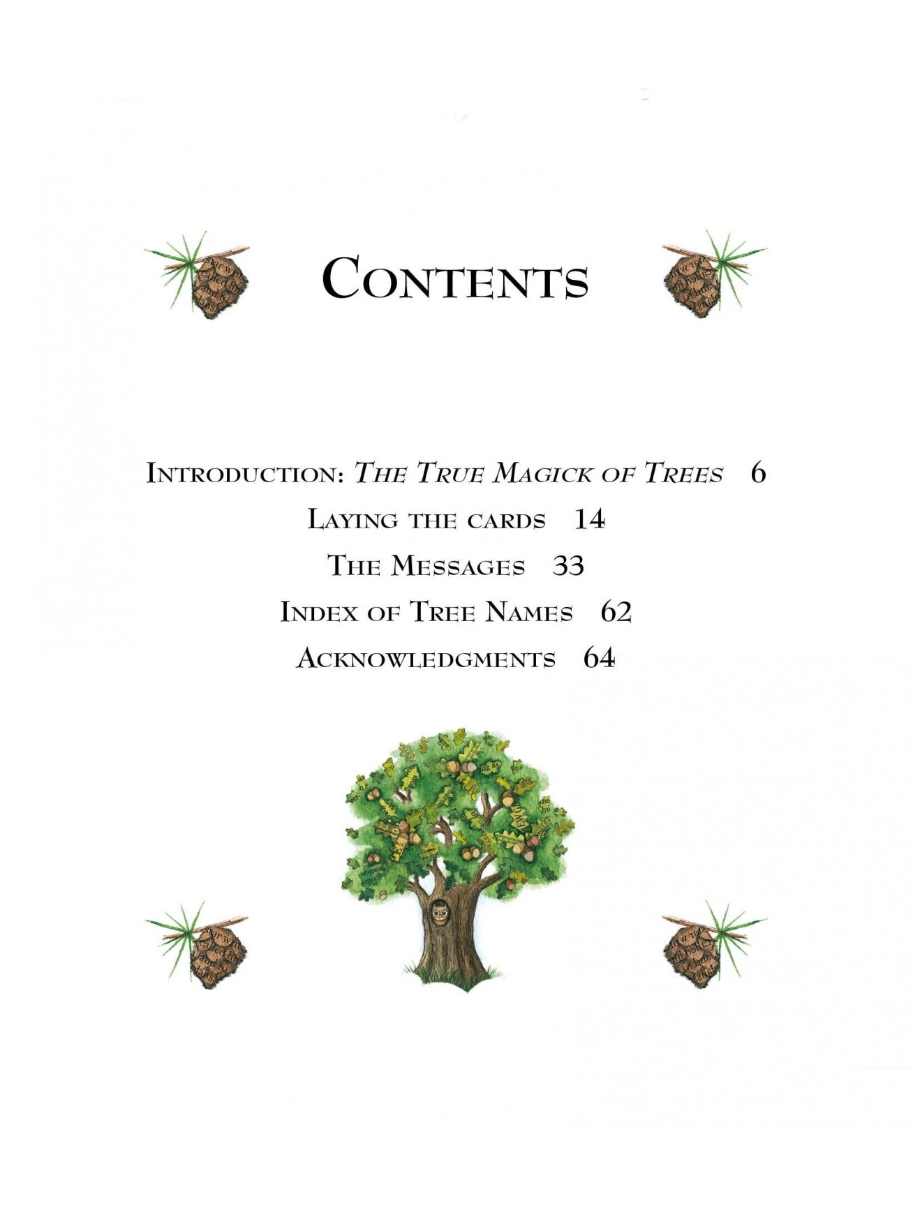 Tree Magick Oracle kortos Cico Books 4