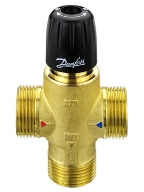 Trieigiai termostatiniai ventiliai TVM-H DN25 1 Trieigiai termostatiniai ventiliai TVM-H DN25 1