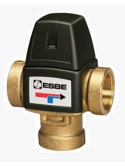 Trieigis termostatinis vožtuvas Esbe VTA321, Rp 3/4", temp. 20-43°C, kvs 1.6, vidinis sriegis Trieigis termostatinis vožtuvas Esbe VTA321, Rp 3/4", temp. 20-43°C, kvs 1.6, vidinis sriegis