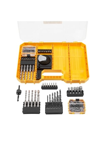 TSTAK antgaliukų-grąžtų komplektas, DeWALT 102 vnt. 2 TSTAK antgaliukų-grąžtų komplektas, DeWALT 102 vnt. 2