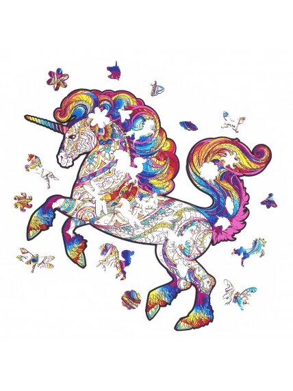 Unicorn Dėlionė Iš Medžio L Dydis (260 detalių) Fantasy Puzzles 1 Unicorn Dėlionė Iš Medžio L Dydis (260 detalių) Fantasy Puzzles 1