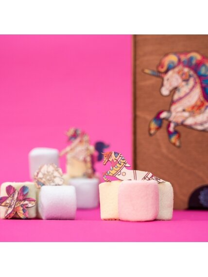 Unicorn Dėlionė Iš Medžio XL Dydis (600 detalių) Fantasy Puzzles 3