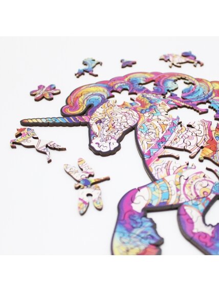 Unicorn Dėlionė Iš Medžio XL Dydis (600 detalių) Fantasy Puzzles 7