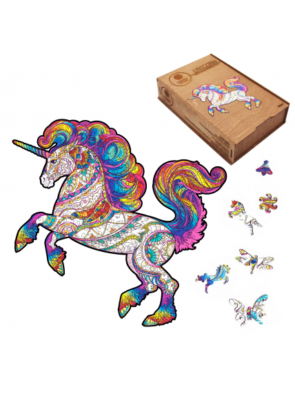 Unicorn Dėlionė Iš Medžio XL Dydis (600 detalių) Fantasy Puzzles