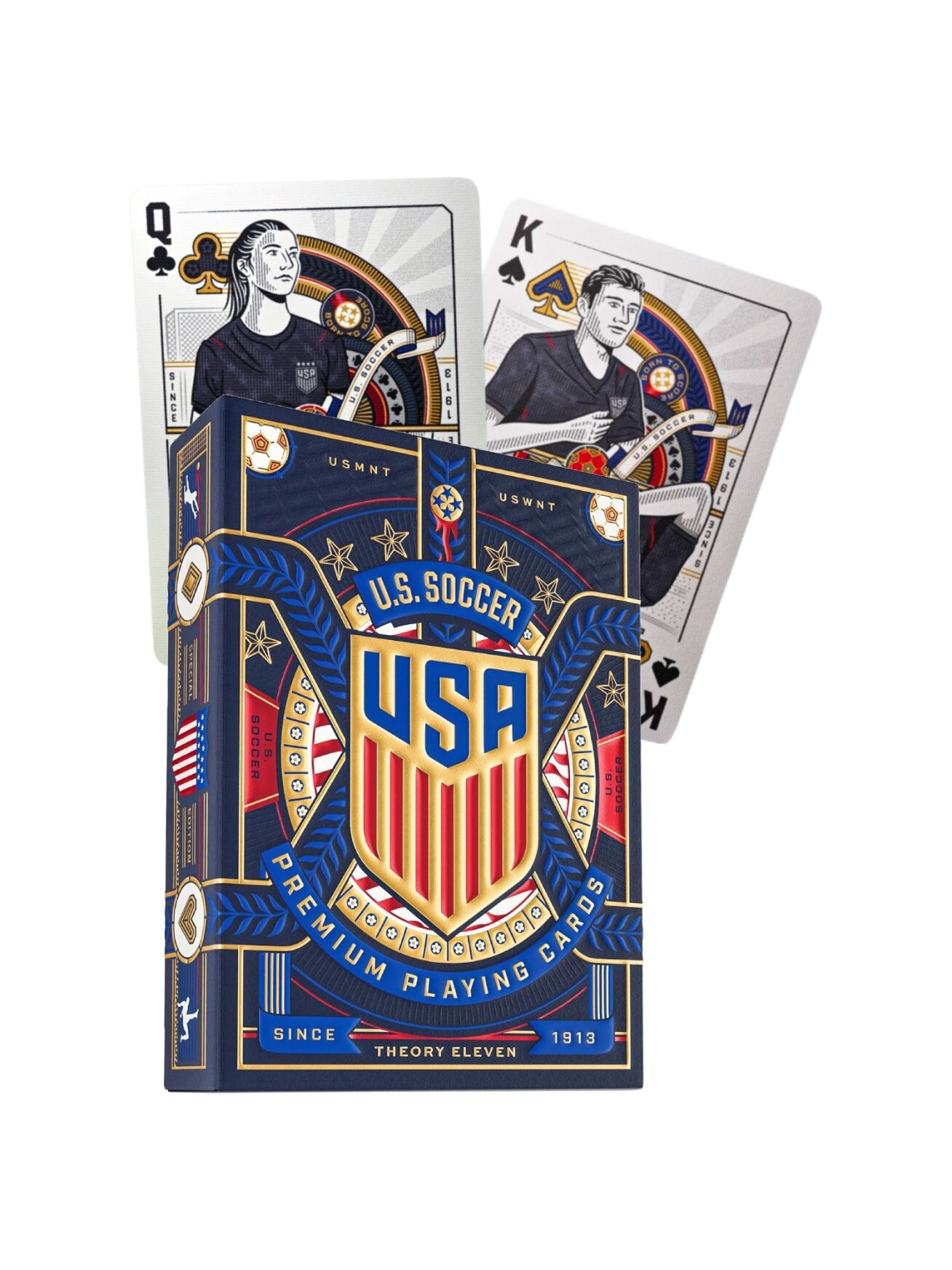 U.S. Soccer žaidimo kortos Theory11 U.S. Soccer žaidimo kortos Theory11
