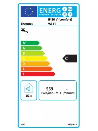 Vandens šildytuvas Thermex IF COMFORT 30 Wi-Fi 1 Vandens šildytuvas Thermex IF COMFORT 30 Wi-Fi 1