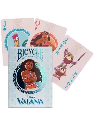 Vaiana žaidimo kortos Bicycle