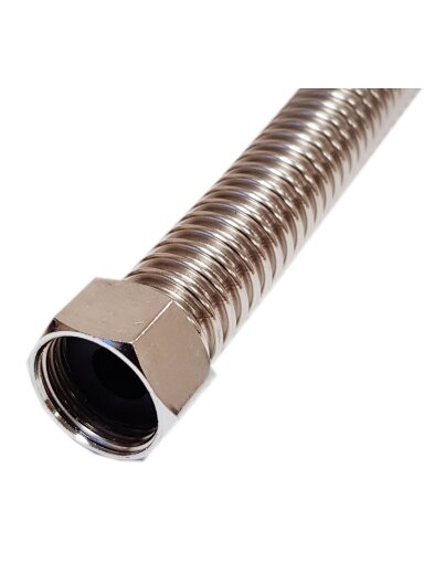 Vamzdelis gofruotas nerūd. plieno E007-3 sriegis F1/2 v./v. 70cm