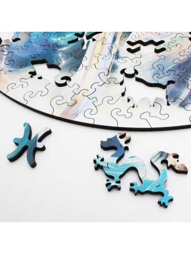 Vandenis (Zodiakai) Dėlionė Iš Medžio  (200 detalių) Fantasy Puzzles