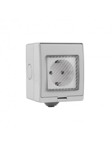 Vandeniui atsparus kištukinis lizdas Feelspot FS-WSK02WE IP55 WiFi, Tuya 2