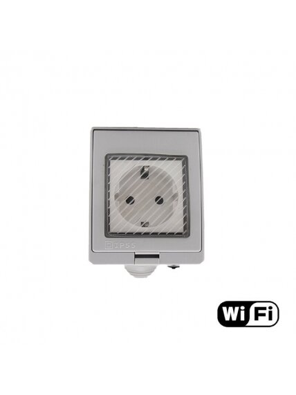 Vandeniui atsparus kištukinis lizdas Feelspot FS-WSK02WE IP55 WiFi, Tuya