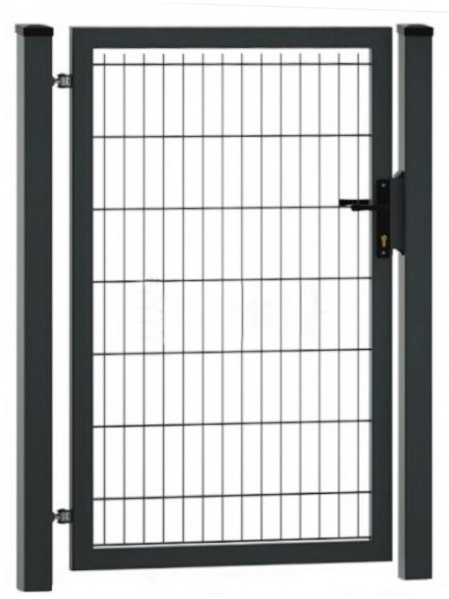 Varteliai su dviem stulpais 1030x1000mm (Ral7016)