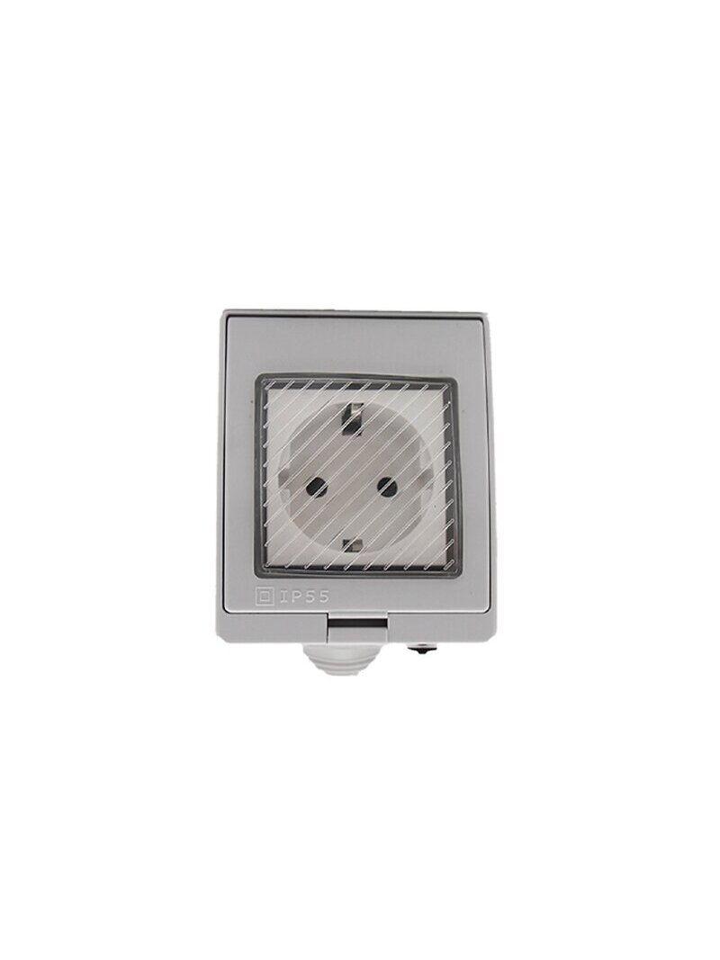 Vandeniui atsparus kištukinis lizdas Feelspot FS-WSK02WE IP55 WiFi, Tuya 1 Vandeniui atsparus kištukinis lizdas Feelspot FS-WSK02WE IP55 WiFi, Tuya 1