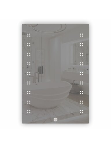Veidrodis F602FS su integruotu LED apšvietimu