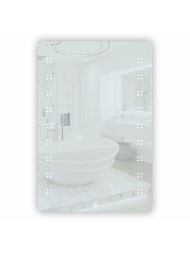 Veidrodis F602FS su integruotu LED apšvietimu