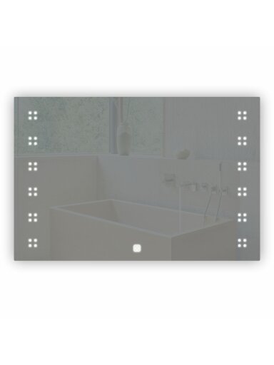 Veidrodis F802FS su integruotu LED apšvietimu