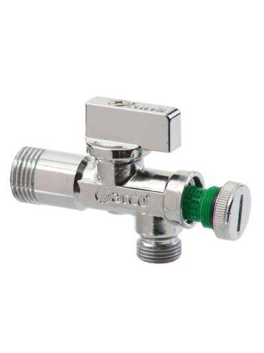 Ventilis kampinis su filtru chromuotas 02402MAC ARCO