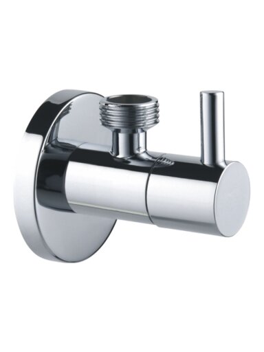 Ventilis kampu chrom. 1/2x3/8
