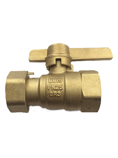 Ventilis tiesus 1/2x3/4 v/v 146030 ARCO su laisva veržle