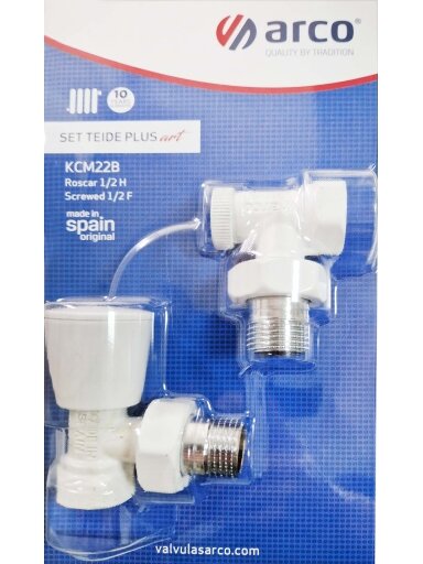 Ventilis vid./iš. baltas KCM22B ARCO (kompl.)