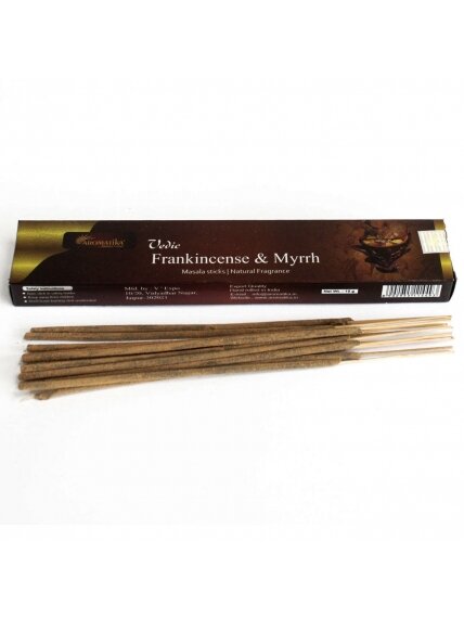 Vedic Frankincense & Myrrh Natūralūs smilkalai Aromatika 2 Vedic Frankincense & Myrrh Natūralūs smilkalai Aromatika 2