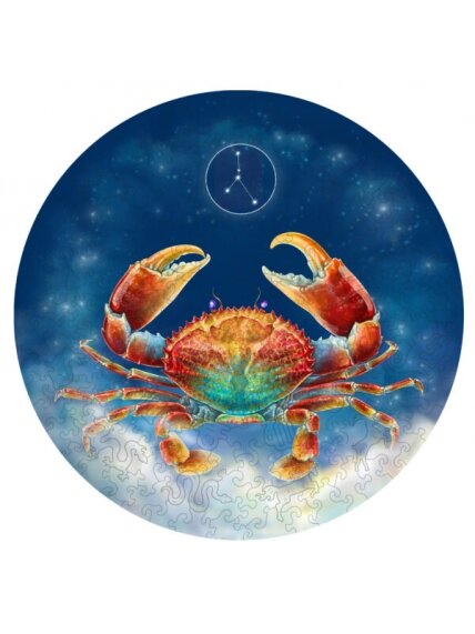 Vėžys (Zodiakai) Dėlionė Iš Medžio (200 detalių) Fantasy Puzzles 1