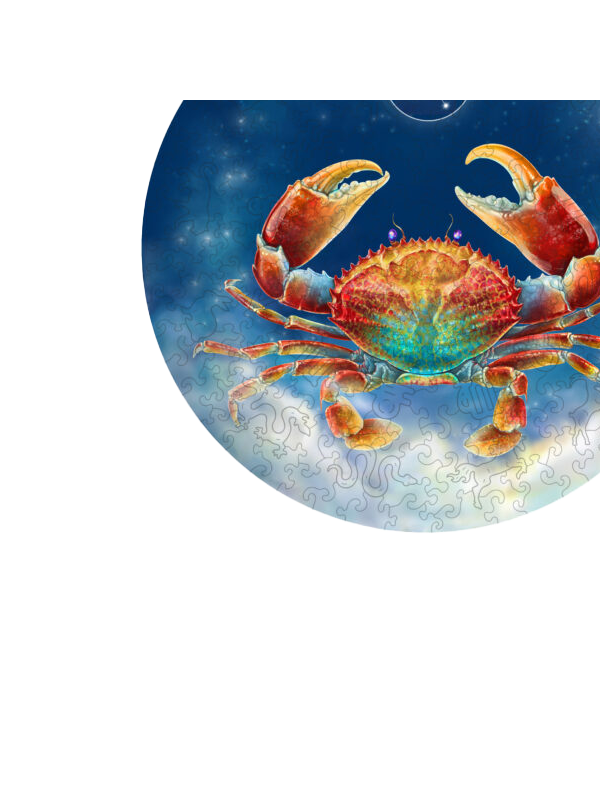 Vėžys (Zodiakai) Dėlionė Iš Medžio (200 detalių) Fantasy Puzzles 2 Vėžys (Zodiakai) Dėlionė Iš Medžio (200 detalių) Fantasy Puzzles 2