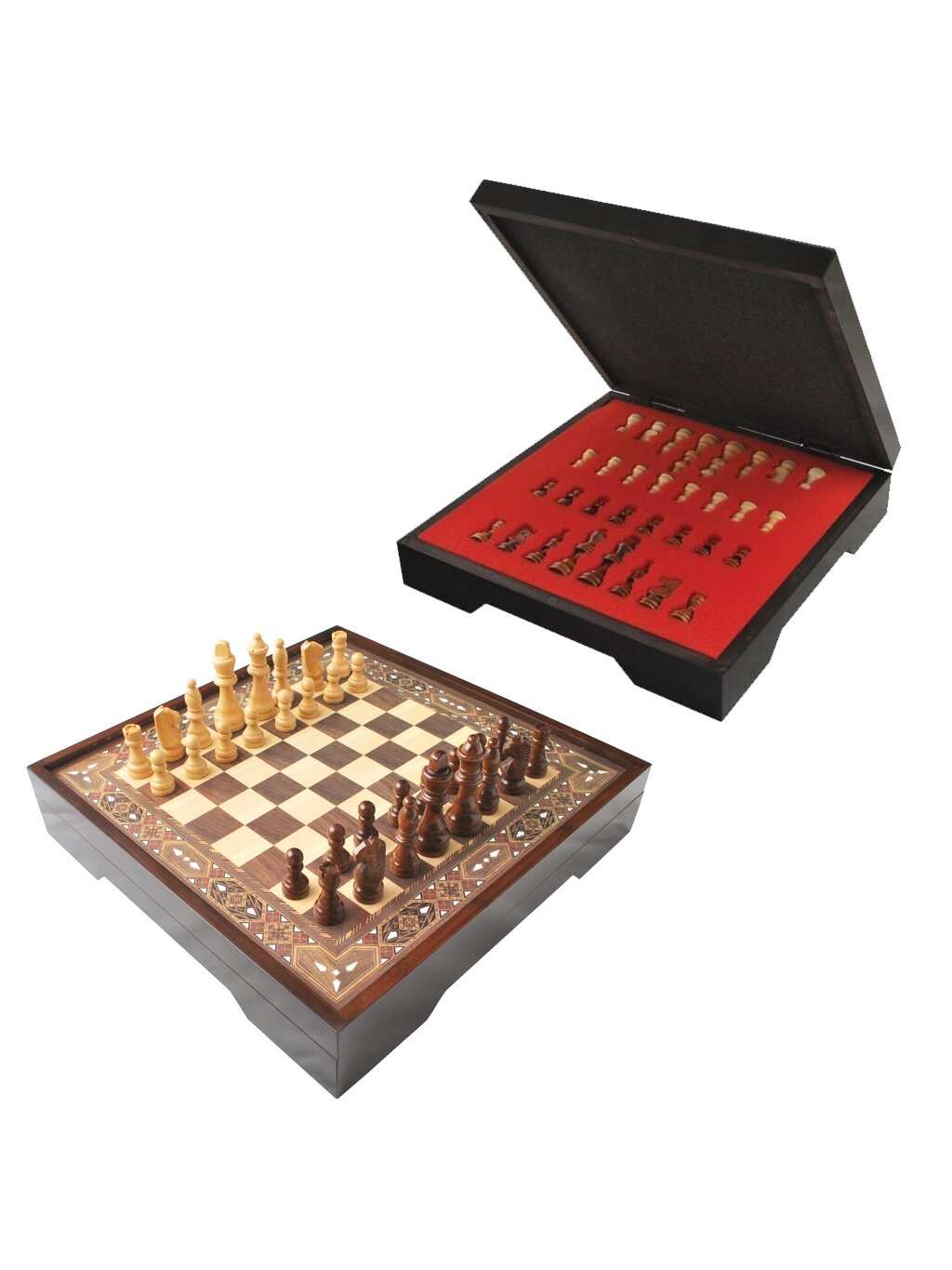 Vip Chess Set Walnut S dydžio šachmatų rinkinys Star 1 Vip Chess Set Walnut S dydžio šachmatų rinkinys Star 1