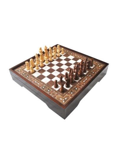 Vip Chess Set Pearl S dydžio šachmatų rinkinys Star