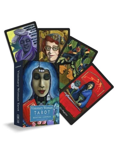 Visionary Woman Tarot kortos Weiser Books